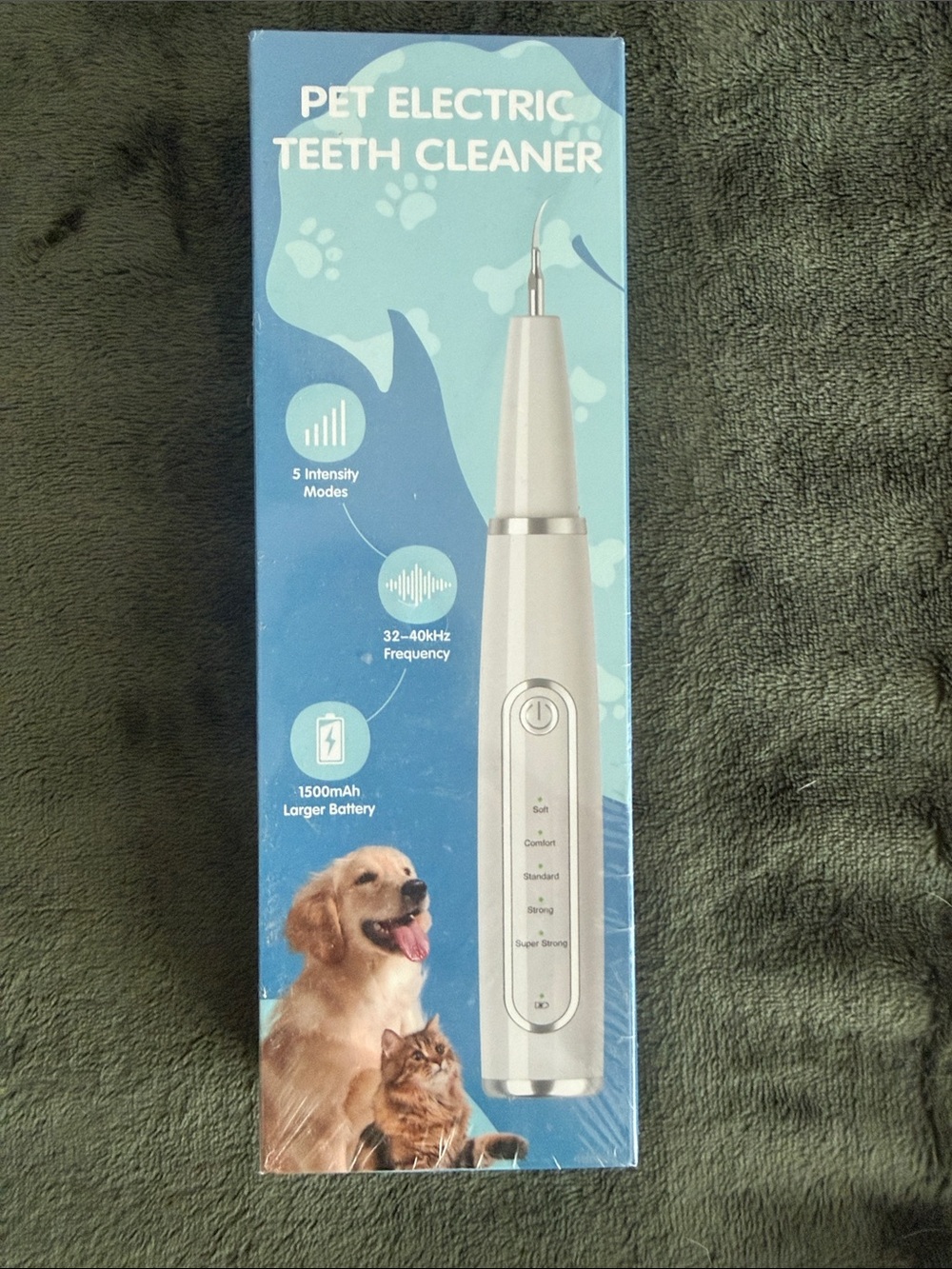 Pet Electric Teeth Cleaner - Silver